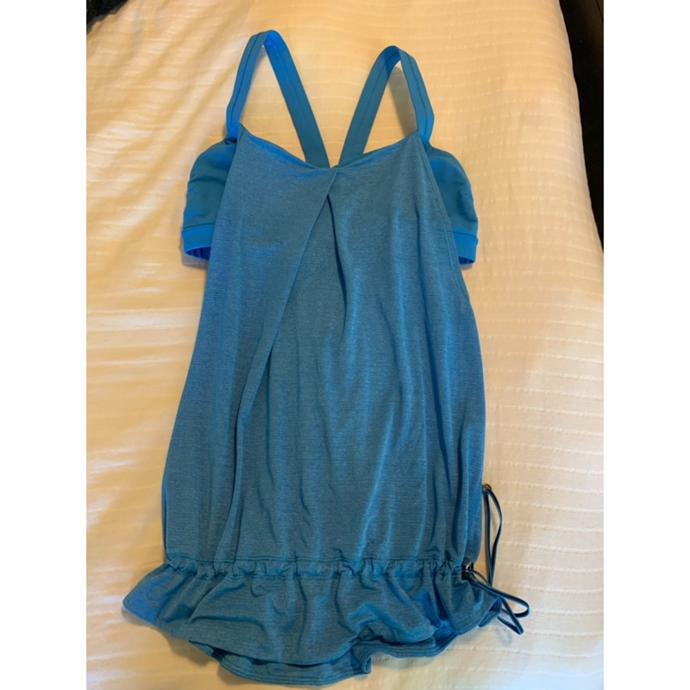 lululemon athletica Bright Blue Strappy Tank Top